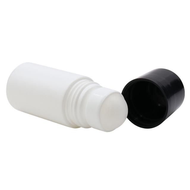 50ml Empty Plastic Cosmetic Container Deodorant Roll On Bottle For Essential Oil