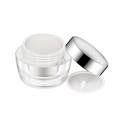 Empty Acrylic Face Cream Jar 20g 30g 50g For Skincare Packaging
