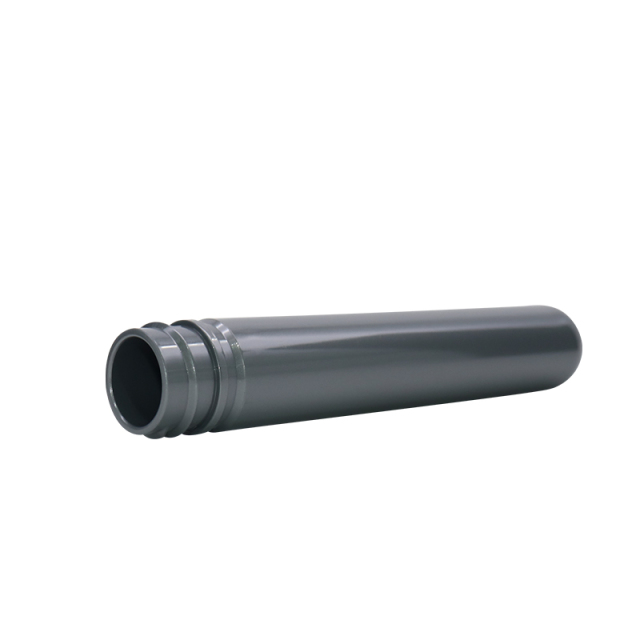 Gray Cosmetic Plastic Bottle Preform 100% Virgin PET Material