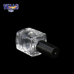 Small 5ml Cosmetic Glass Nail Polish Bottle , Custom Color Nail Polish Container
