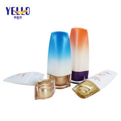 Fancy Cosmetic Set Sun Cream Bottle With Screw Cap PE Plastic Material