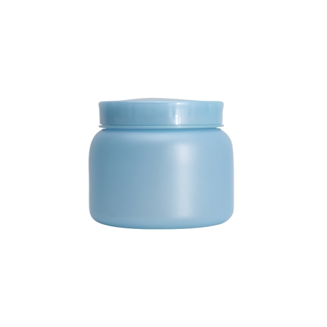 Hair Mask Plastic Cosmetic Jars , Light Blue Cosmetic Cream Container