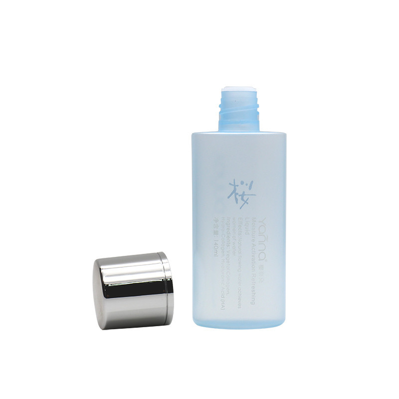 Refillable HDPE Plastic Containers For Seaweed Toner Light Blue Color
