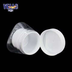 Unique Shape 50g Plastic Face Cream Jar For Cosmetic Packaging