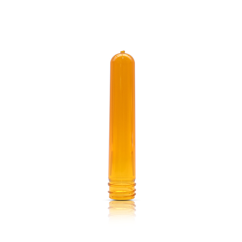 Orange PET Bottle Preform For Cosmetic Packaging 28mm Neck Size