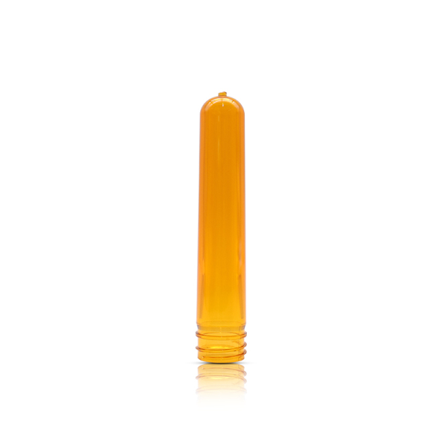 Orange PET Bottle Preform For Cosmetic Packaging 28mm Neck Size