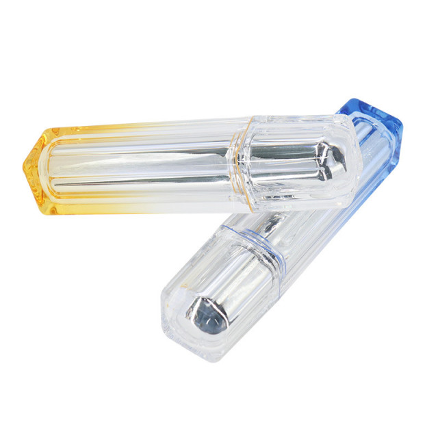 Elegant Square Acrylic Lotion Bottle 50ml Custom Color With Screw Cap