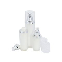 Luxury Pearl Acrylic Lotion Bottle For Cosmetic Skincare Packaging