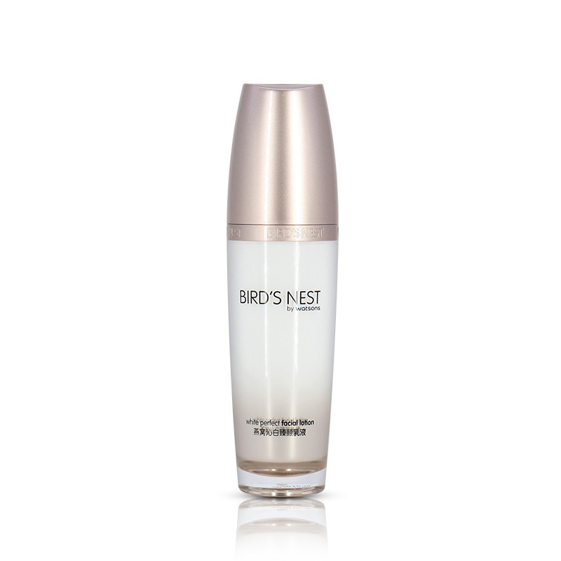 Cylinder 45ml Acrylic Lotion Bottle For Skincare Product Plating Pump