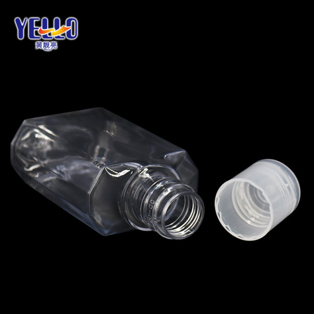 60ml Clear Plastic Hand Sanitizer Gel Bottle With Flip Top Cap Tasteless