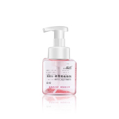 Pink Color Clear Empty Shampoo Bottles PETG Square Hand Wash Bottle With Pump