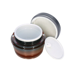 Luxury Cosmetic Acrylic Pump Bottle For Personal Care Transparent Cap