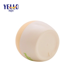 Cute Cosmetic Face Cream Jar 30g 50g Custom Color And Printing PP Material