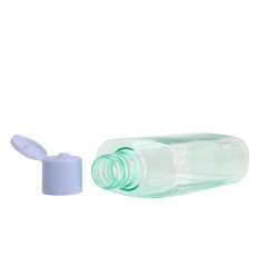 PET Fancy Lotion Bottle , Semi Transparent Plastic Cosmetic Container 250ml