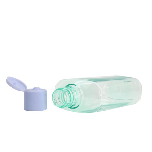PET Fancy Lotion Bottle , Semi Transparent Plastic Cosmetic Container 250ml