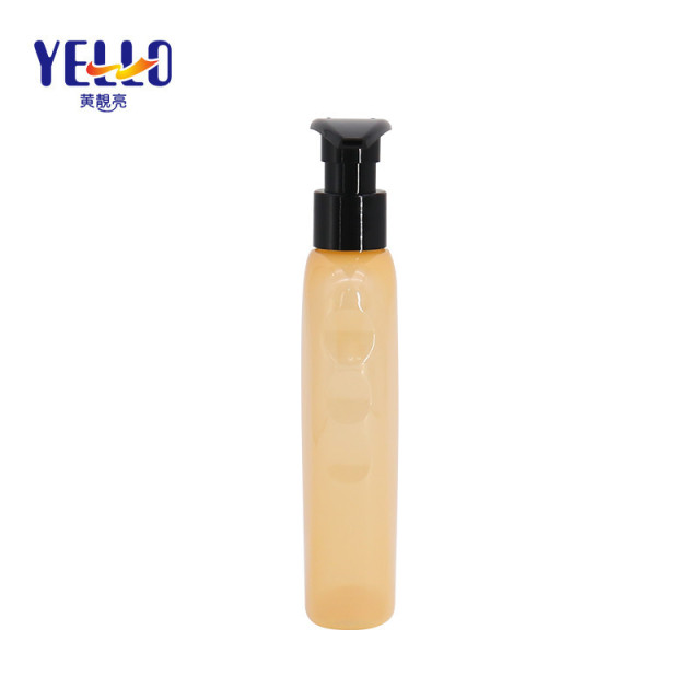 Customized Color Empty Shampoo Bottles , PET Plastic Shower Gel Hair Care Bottle