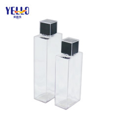 White Square Empty Shampoo Containers With Screw Cap Hot Stamping