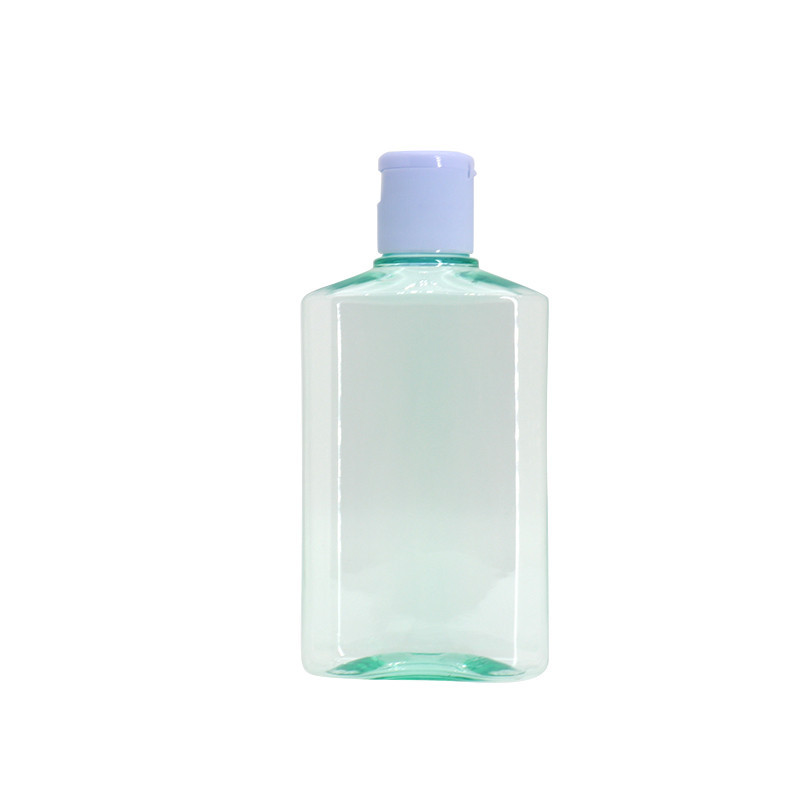 PET Fancy Lotion Bottle , Semi Transparent Plastic Cosmetic Container 250ml