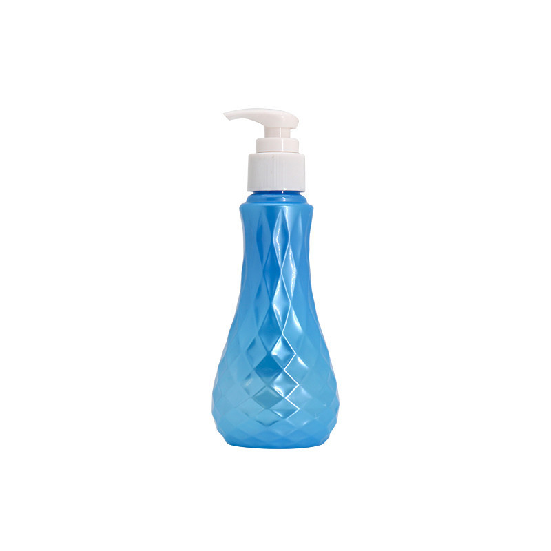 PET Plastic 100ml 200ml Empty Shampoo Bottles Silk Printing Screw Cap