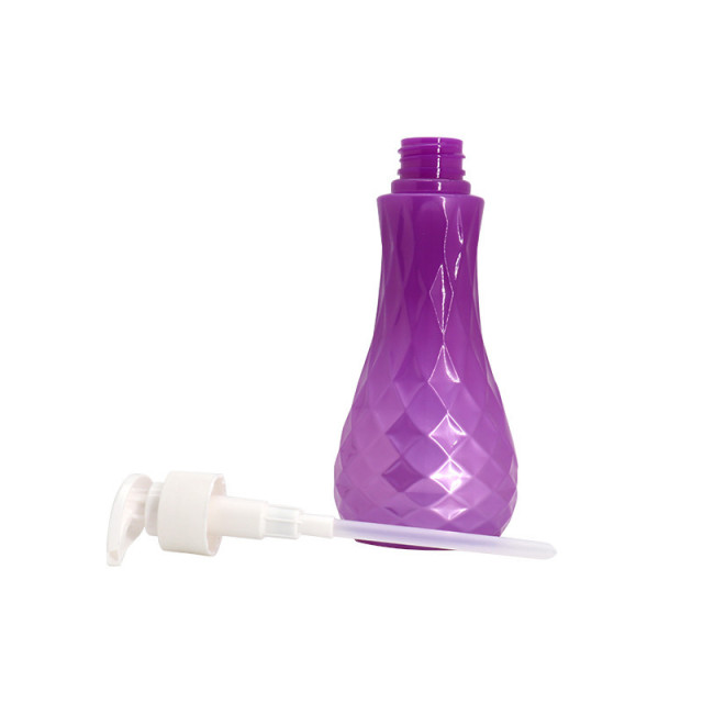 PET Plastic 100ml 200ml Empty Shampoo Bottles Silk Printing Screw Cap