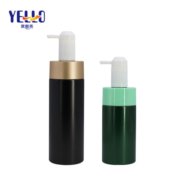 Customized Plastic Empty Shampoo Bottles 750ml Hot Stamping Surface Treatment