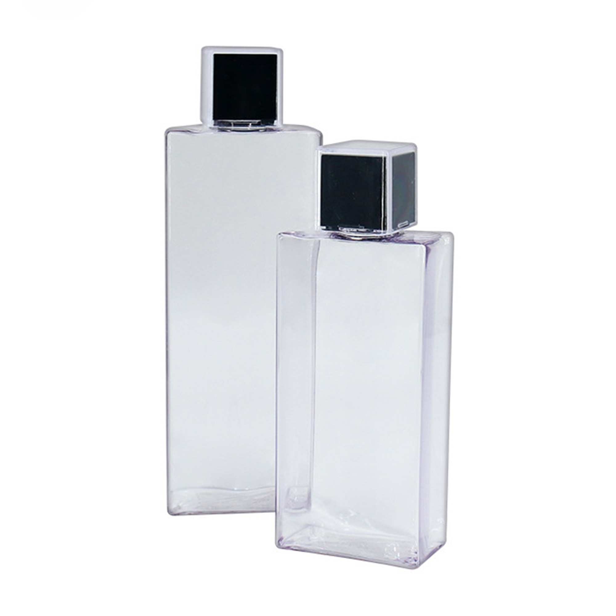 White Square Empty Shampoo Containers With Screw Cap Hot Stamping