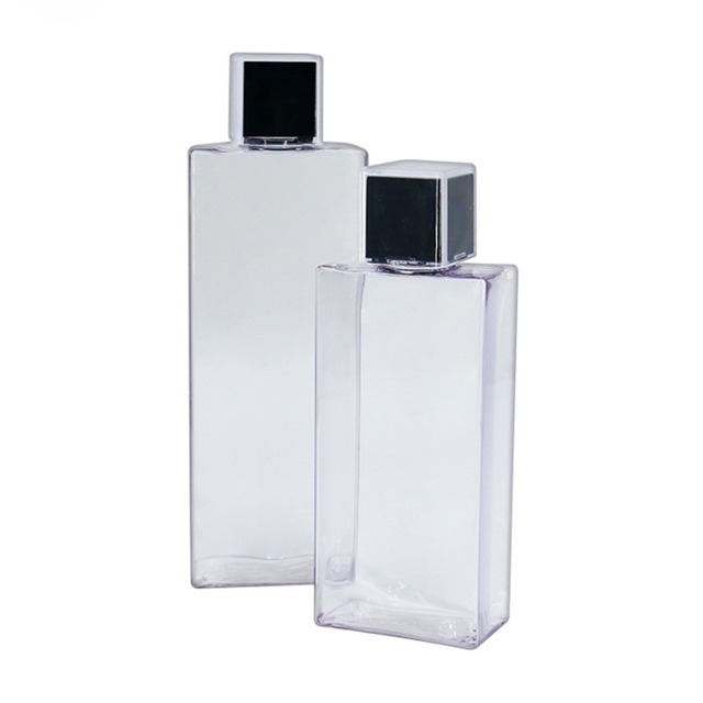 White Square Empty Shampoo Containers With Screw Cap Hot Stamping