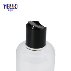 Round PET Plastic Pump Dispenser Bottle 250ml 460ml 500ml With Screw Cap