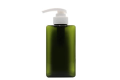 Personal Care PETG Empty Shampoo Bottles Square Shape Screen Printing