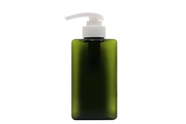 Personal Care PETG Empty Shampoo Bottles Square Shape Screen Printing