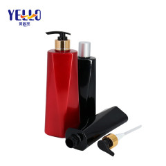 Luxury Empty Shampoo Bottles 280ml 500ml Red And Black Color UV Blocking