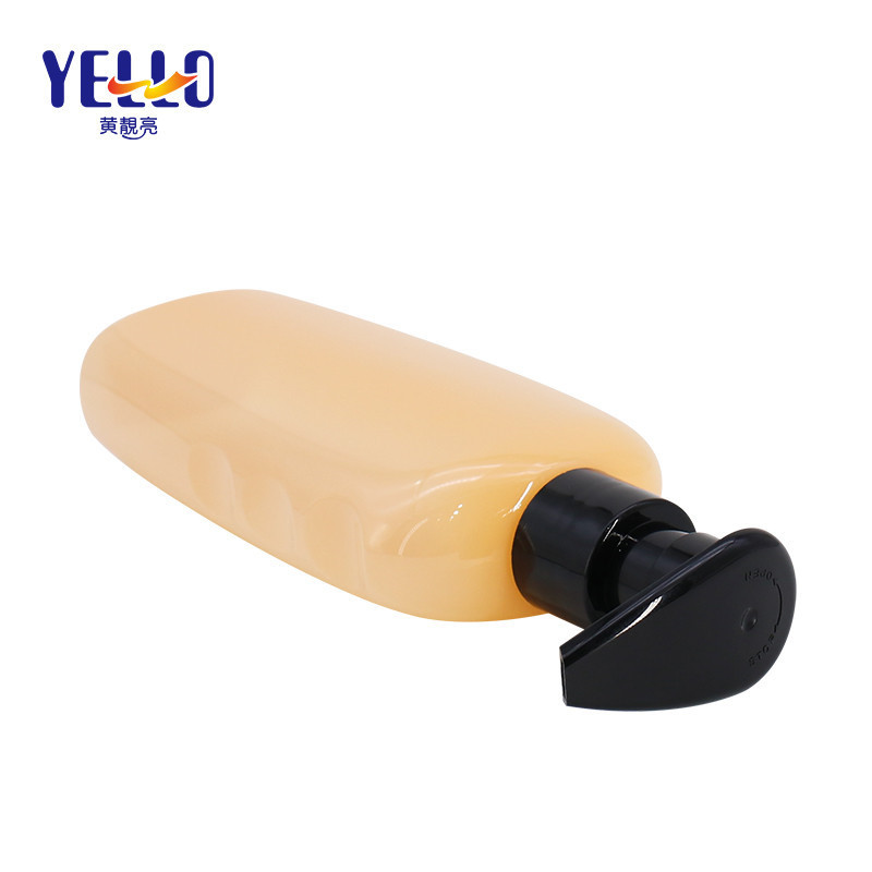 Customized Color Empty Shampoo Bottles , PET Plastic Shower Gel Hair Care Bottle