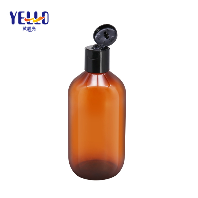 Wholesale 300ml 500ml Refillable Amber Shampoo Bottles With Pump