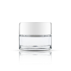 Skin Care Refillable Empty Glass Lotion Bottles With Pump 100 / 120Ml