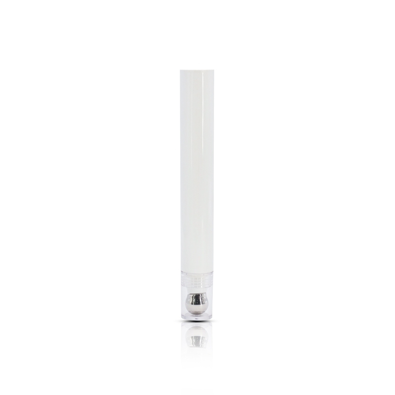 White 10ml 15ml Single Roller Ball Tube For Eye Cream