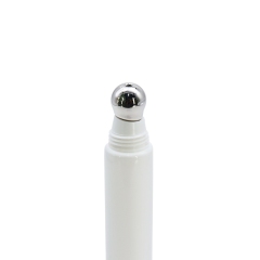 White 10ml 15ml Single Roller Ball Tube For Eye Cream