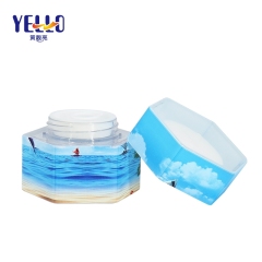 Personalized New Shaped 35g Mini Cream Jars Plastic Eye Cans for Cosmetic