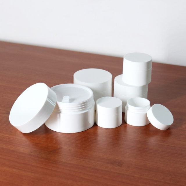 10g 30g 50g Round Plastic Cosmetic Cream Jar Wholesale