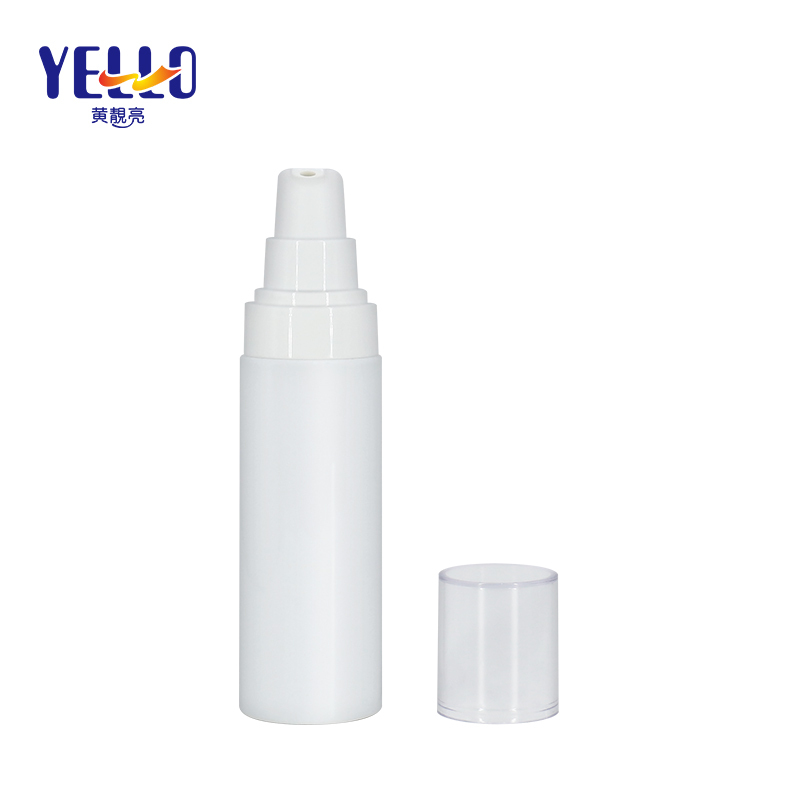 Custom White 100ml Empty Lotion Pump Bottle For Skincare Packaging