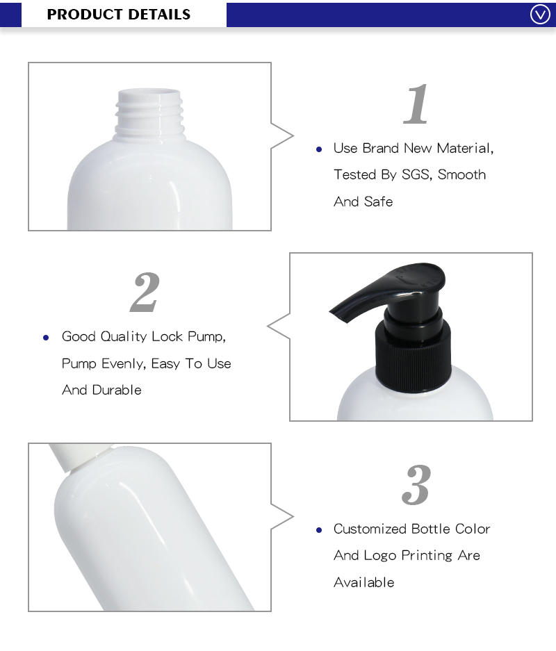 Shampoo Lotion Bottle White