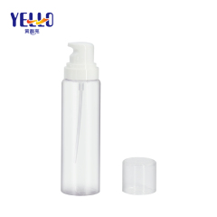 120ml 100ml 60ml Transparent Clear Lotion Bottles , Plastic Serum Bottles Bulk for sale