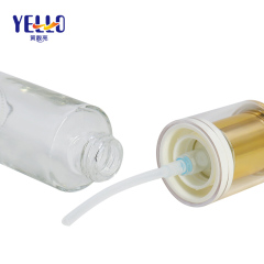 Custom Cosmetic Clear Glass Lotion Bottles Empty 120ml 100ml 40ml 30ml