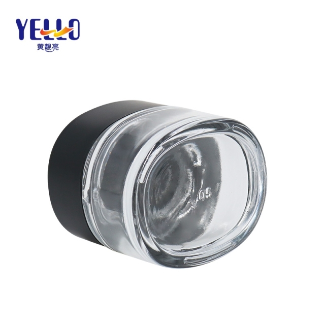 50g Glass Cream Jar for Face Eye / Clear Cosmetic Jar