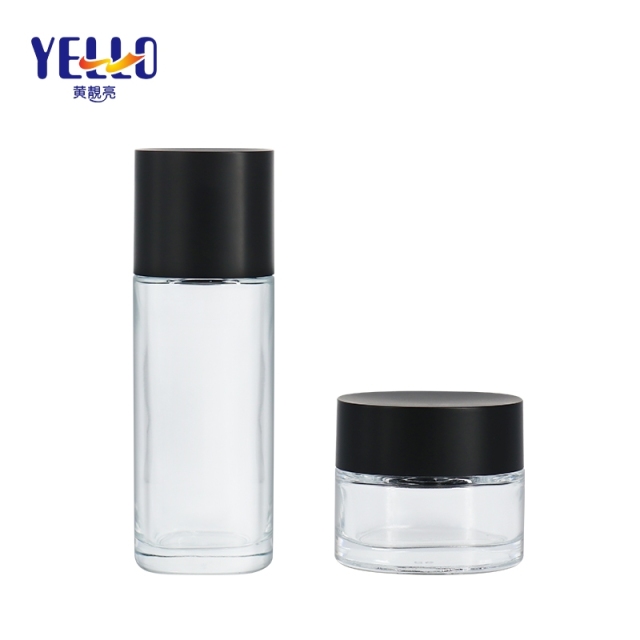 50g Glass Cream Jar for Face Eye / Clear Cosmetic Jar