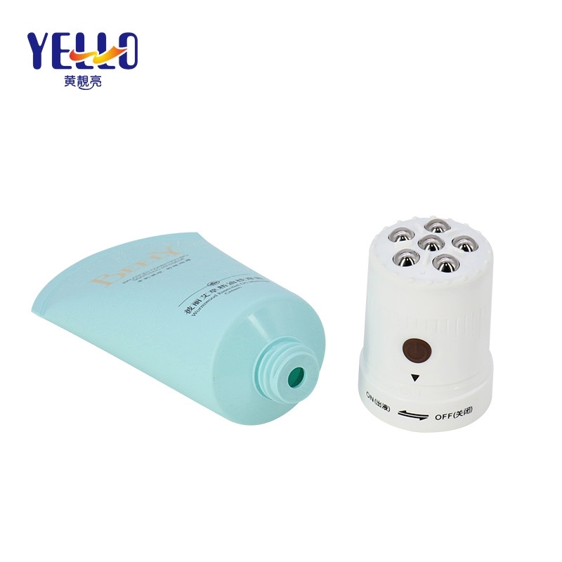 Empty Eletric Plastic Cosmetic Massage Tube , 150g Roller Ball Cream Tubes