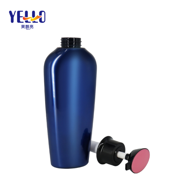 750ml Big Empty Shampoo Bottle , Color Custom Bottles with Pump Dispenser