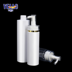 2020 New Design 250ml Luxury White Lotion Pump Bottles Packaging