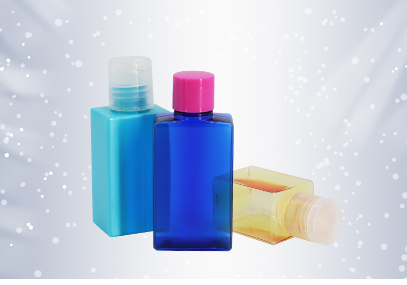 Tiny Plastic Cosmetic Bottles , Portable Refillable Lotion Bottle 1oz 