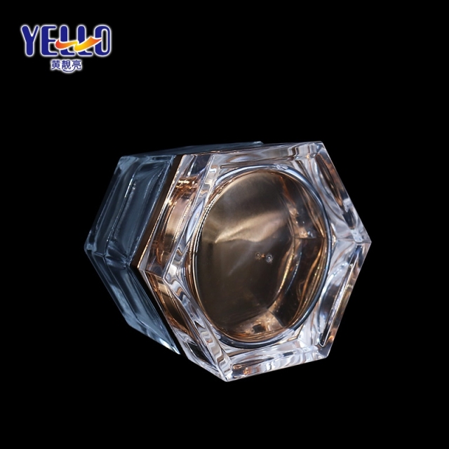 20g 50g Luxury Unique Glass Cosmetic Jars For Skincare Cream​​​​​​​