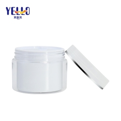 Double Wall Plastic Mask Cream Jars 30g 50g / Personalized PET Cosmetic Jars